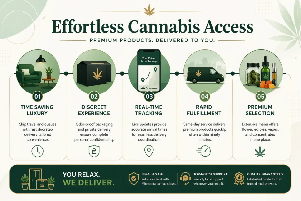 same day THC edibles delivery Minnesota